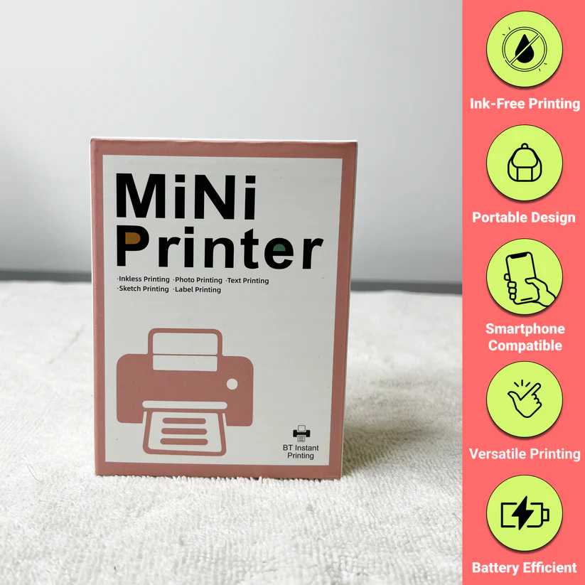 Portable Mini Pocket Printer