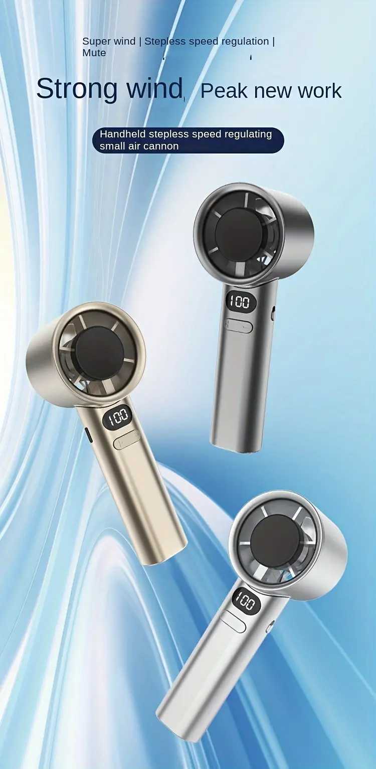 ELTRAZONE Mini Portable Handheld Fan – 120-Speed Adjustable