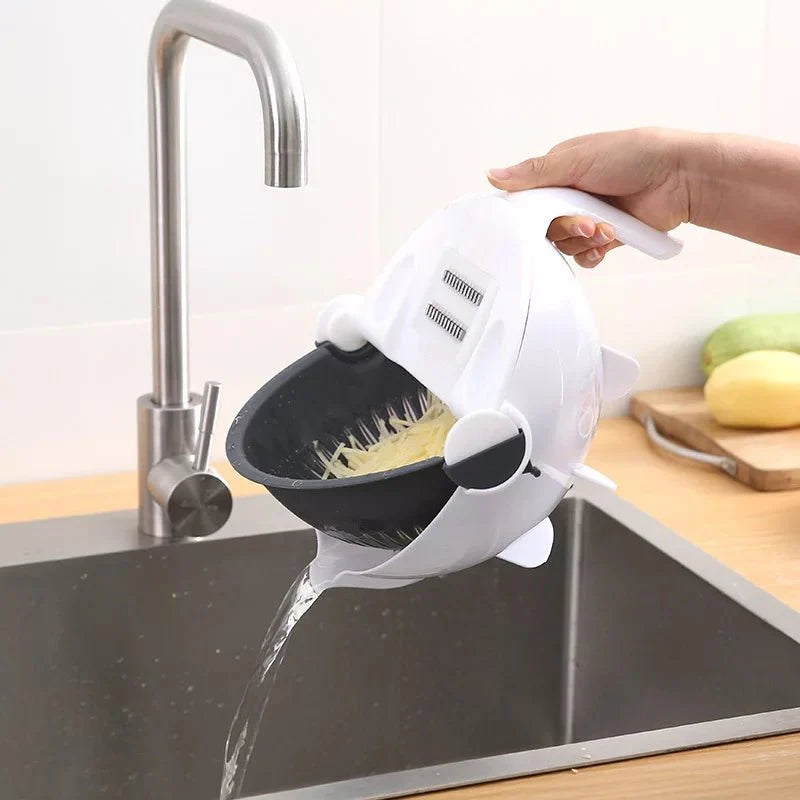 Wet Basket Vegetable Cutter & Strainer