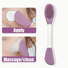 Double Head Silicone Face Care Brush
