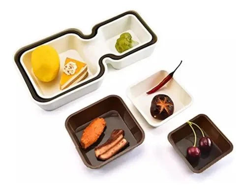 6-Piece Stackable Trays Set