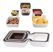 6-Piece Stackable Trays Set