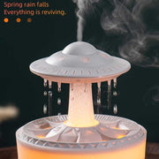 2-in-1 Oil Diffuser and Humidifier (350ml) – UFO Raindrop Design