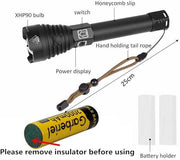 P90 LED Flashlight Rechargeable