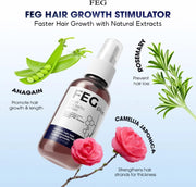 FEG Plus Hair Growth Spray  – Anti Hair Loss for Men & Women