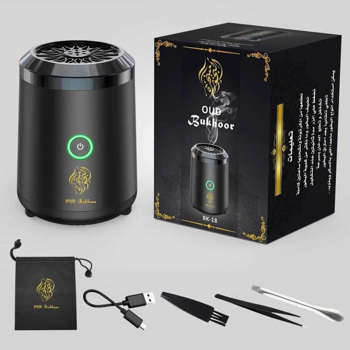Portable Electronic Bakhoor Burner,Mini Incense Burner Bakhoor