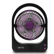 Desk Fan with Five Blades, 3 Speeds and Timer