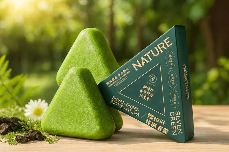 Nature Herbal Triangle Green Soap