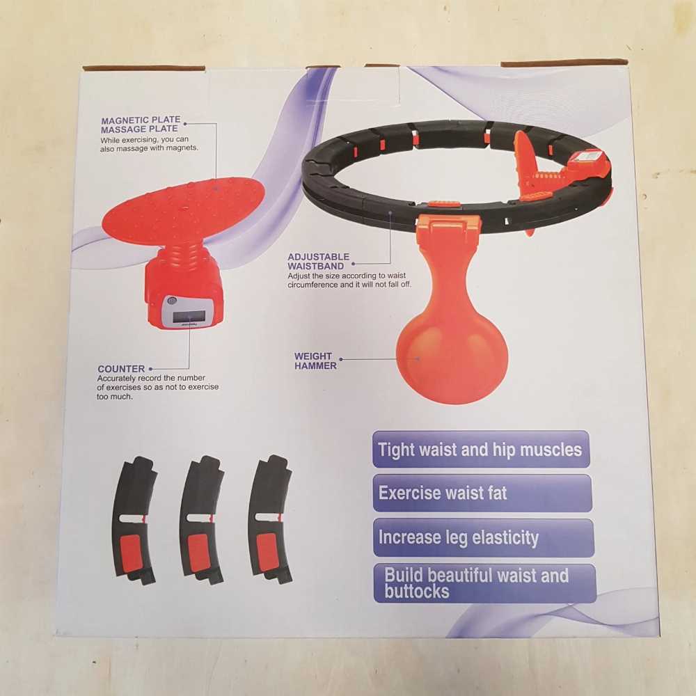 Smart Hula Hoop Lose Weight Exercise Detachable Portable LCD Counter Burn Fat