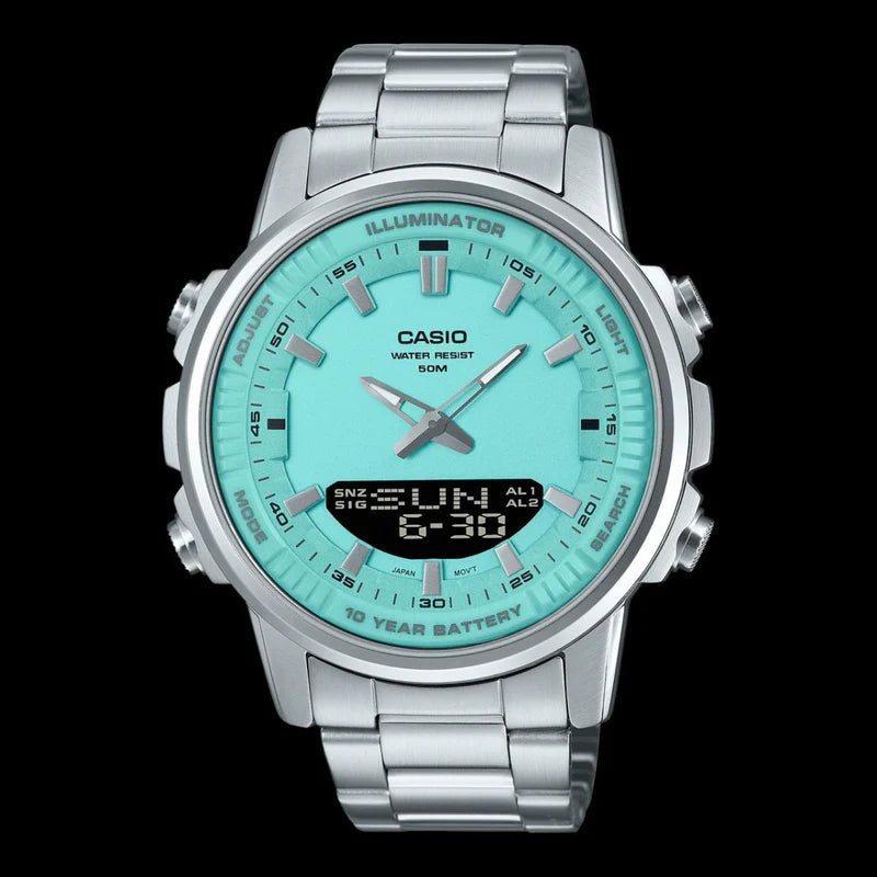 Turquoise Dial Men Watch